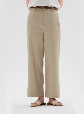 REST HEART 2024春夏新品 高腰百搭直筒阔腿裤