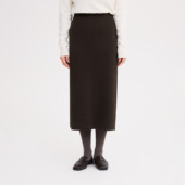 新品 2025秋季 高腰松紧弹力直筒半身裙 HEART REST