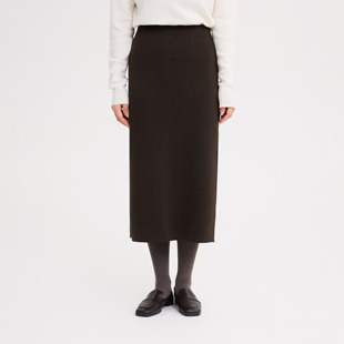 REST HEART 2025秋季新品 高腰松紧弹力直筒半身裙