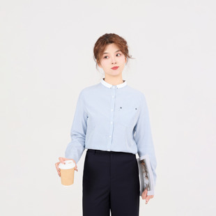 REST HEART 2026春季新品 小圆领知识分子衬衫