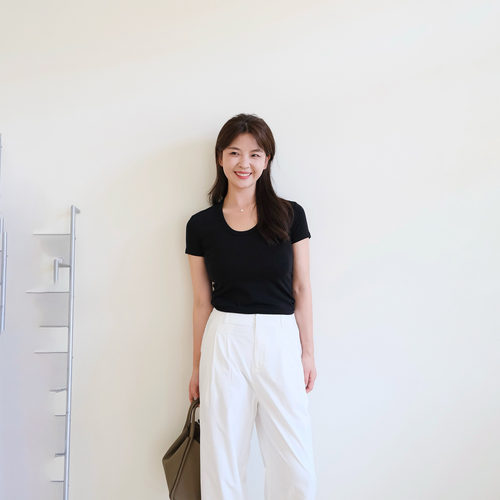REST HEART 2026夏季新品 U型领面膜天丝短袖