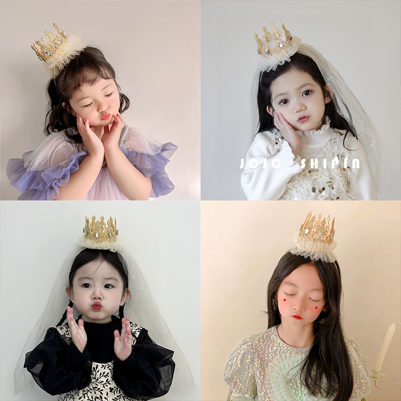 公主皇冠发箍生日帽子派对头饰