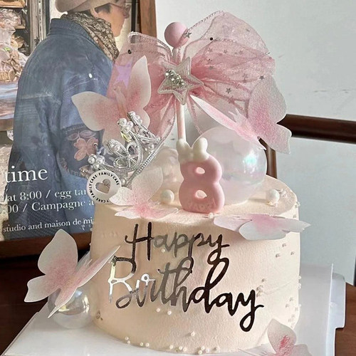 小仙女网纱蝴蝶结装饰插件