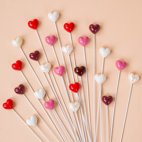 女神节立体亮面爱心插件