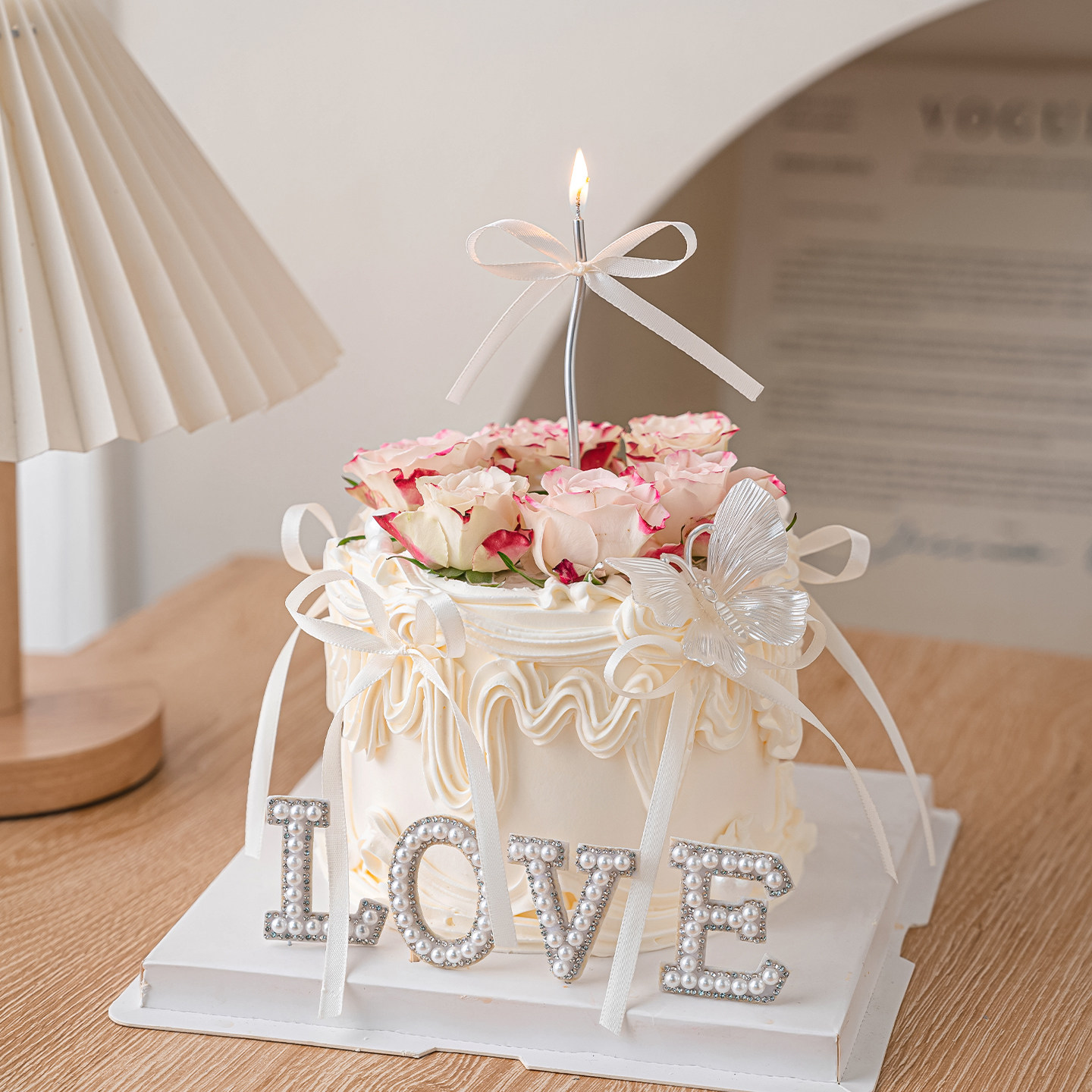 2.14情人节珍珠love蛋糕装饰摆件唯美幻彩蝴蝶情侣表白烘焙插件,节庆用品/礼品,节日装扮用品,淘宝优惠券,粉丝福利购,淘宝优惠卷