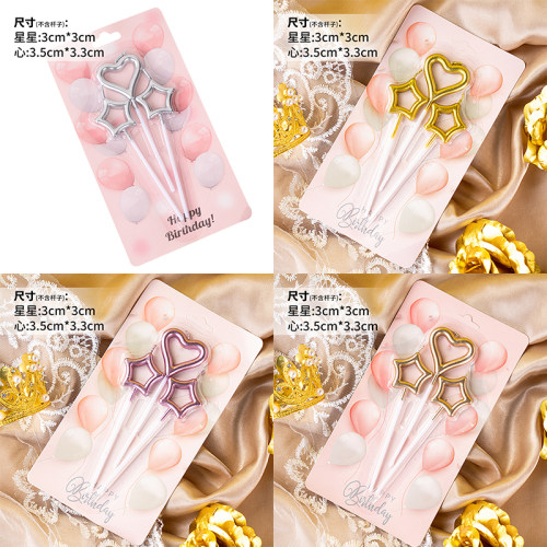 网红生日求婚派对仙女蜡烛摆件