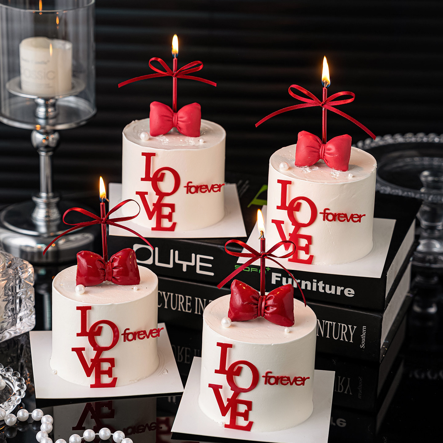 2.14情人节红色蝴蝶结蛋糕装饰LOVE forever亚克力情侣表白插件,节庆用品/礼品,节日装扮用品,淘宝优惠券,粉丝福利购,淘宝优惠卷