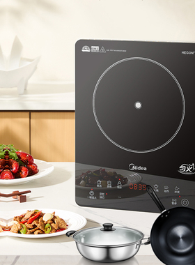 美的电磁炉MC-22RB20大面板一体定时预约匀火汉森五代防爆防水