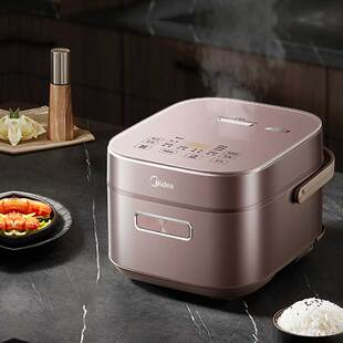 Midea/美的 CFB4089H双IH电饭煲4L低糖饭钛金鼎釜赤炎炭火家用
