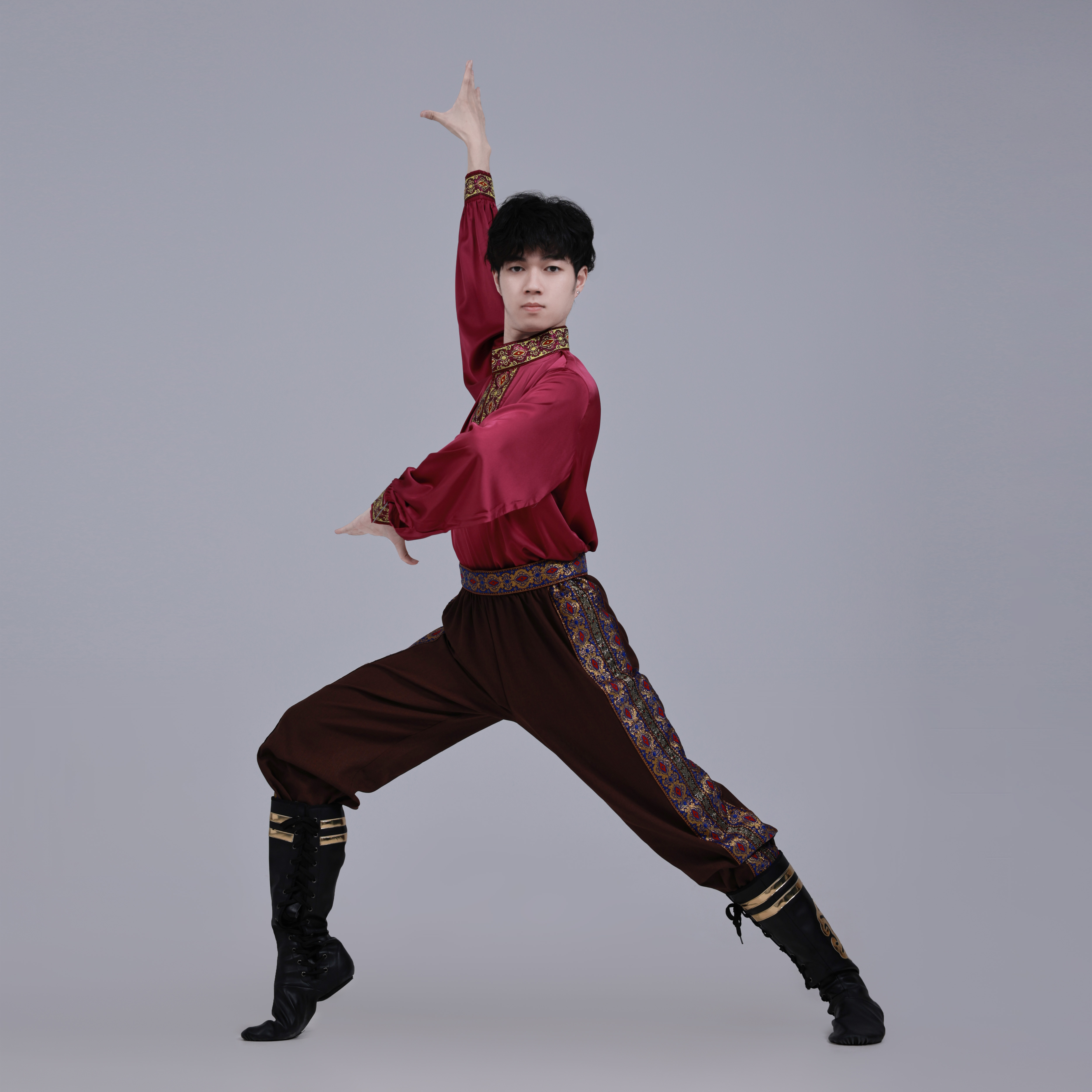 维族民族风定制学生考试比赛舞服