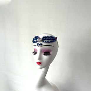 藏族头饰发饰学生舞蹈演出表演少数民族女珠珠蒙古族成人配件饰品