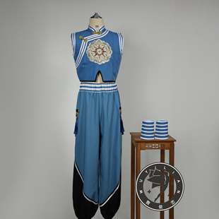 古典秧歌服饰男款套装舞蹈表演服艺考排练服装舞台演出剧目定制服