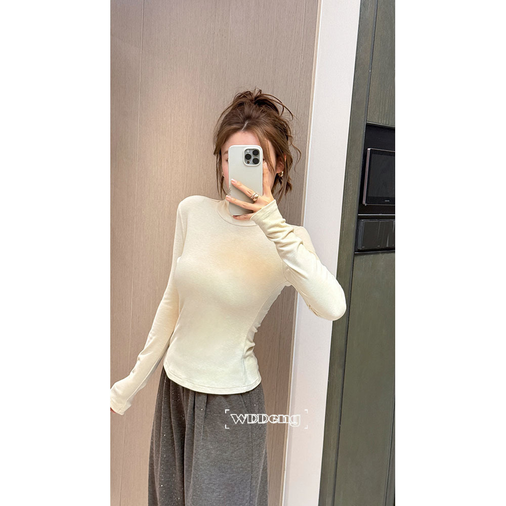 王等等 内搭帮手 2025秋冬原创高支高密亲肤修身针织衫U225S19787