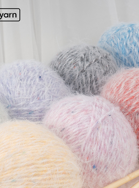 lifeyarn新品椰椰织围巾线粗毛线手工diy解闷棒针新手编织线粗线