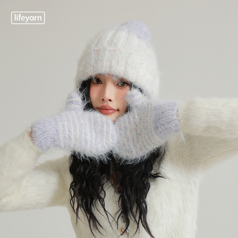 lifeyarn椰椰基础格纹手套纯色配色条纹款材料包,服饰配件/皮带/帽子/围巾,毛线,淘宝优惠券,粉丝福利购,淘宝优惠卷