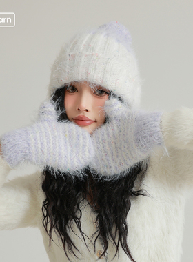 lifeyarn条纹手套diy编织材料包