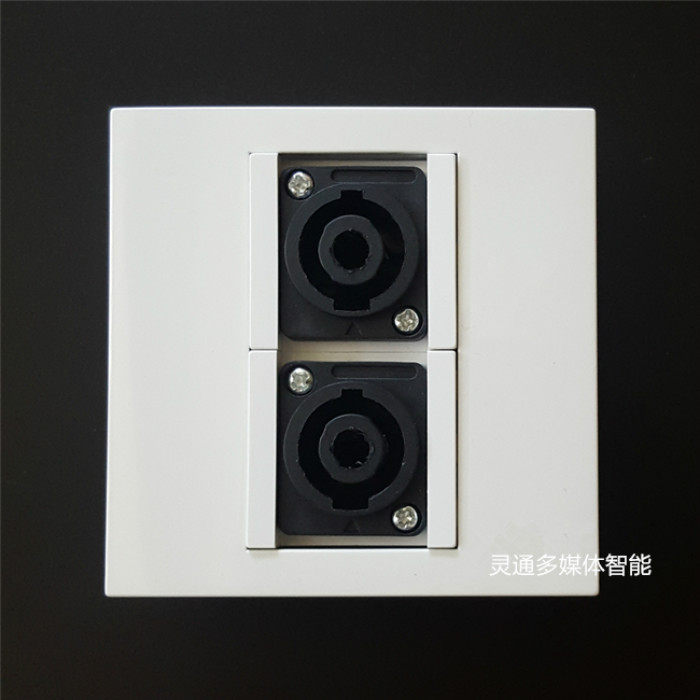 86型二位大功率专业舞台音响插座