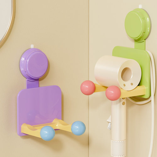 多巴胺吹风筒置物架支架收纳神器