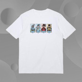 宽松休闲纯棉短袖 正品 新款 男22夏季 AHSS365 李宁平步青云t恤短袖