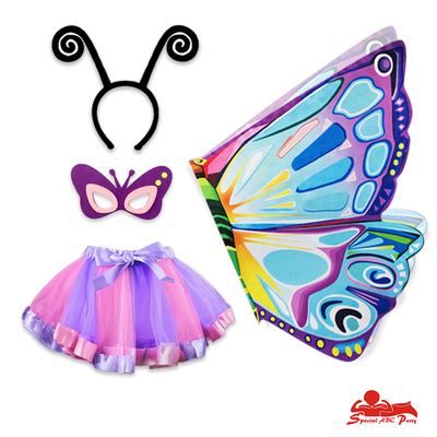 蝴蝶翅膀套装儿童舞台剧装扮道具