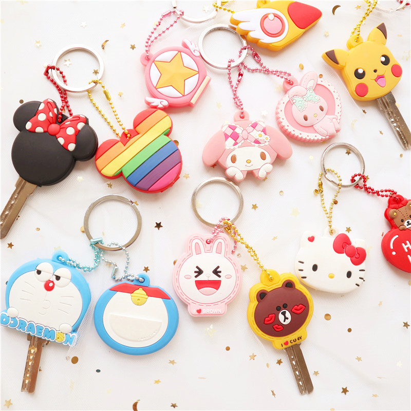 ins Mickey silica gel Key set lovely Cartoon Key buckle originality Drop Access control Door key smart coverin the Festive supplies/Gift , Gift ideas , Keychain  category - from Buy2taobao.com to provide professional Taobao agent buy service