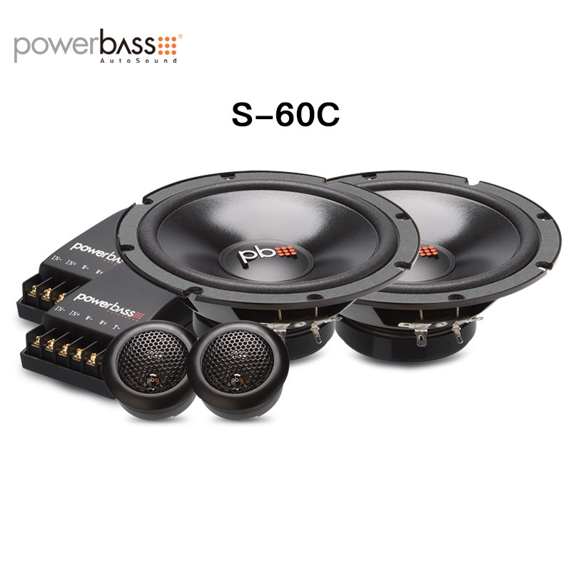 派贝斯S-60c汽车音响车载重低音炮同轴喇叭高音头扬声器dsp功放