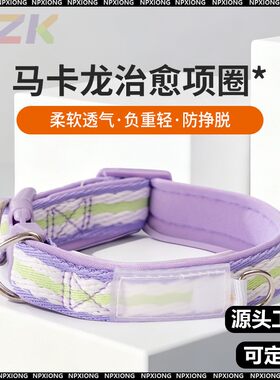 狗狗项圈小型犬泰迪比熊脖圈宠物牵引绳中型犬柯基柴犬脖套颈圈v8