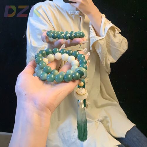 李莲花同款手持莲花楼古风文玩小众手链国风菩提莲花流苏佛珠手v3