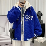 2025秋季港风大码高品质刺绣假两件棒球服外套JK272-P105138，女装短外套，星座912-1（原星座914-5）