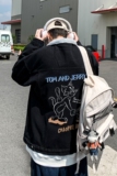2025冬季新款猫和老鼠联名印花羊羔毛牛仔外套男JK803-P95128，男装工装外套，星座912-1（原星座914-5）