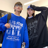 2025秋季港风情侣印花卫衣男克莱因蓝外套DL304-P48，女装短外套，星座912-1（原星座914-5）