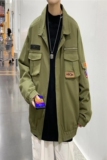 2025春季新款港风韩版工装大袋子男装夹克男JK7325-P6588，男装夹克，星座912-1（原星座914-5）