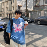 2025夏季港风水洗高品质蜡染短袖男XS002-P3558，男装T恤，星座912-1（原星座914-5）