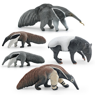 儿童认知静态仿真野生哺乳动物食蚁兽模型桌面装饰摆件玩具
