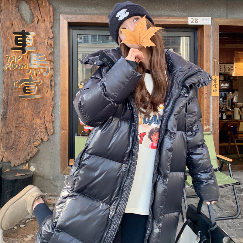 黑钻90白鸭绒长款黑金羽绒服213A-2850-P340K498,女装羽绒服,浙宝213A