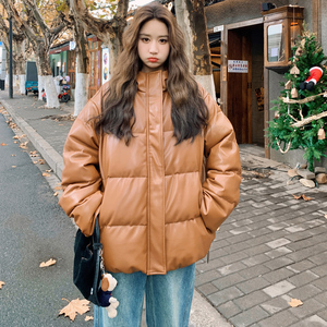 高级感超好看黑色短款云朵泡芙羽绒服女冬2024年新款面包服厚外套图片