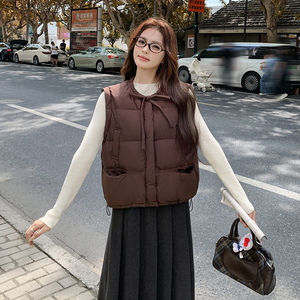 !有货！可拆卸袖马甲羽绒服213A-A2705-P220-K328图片