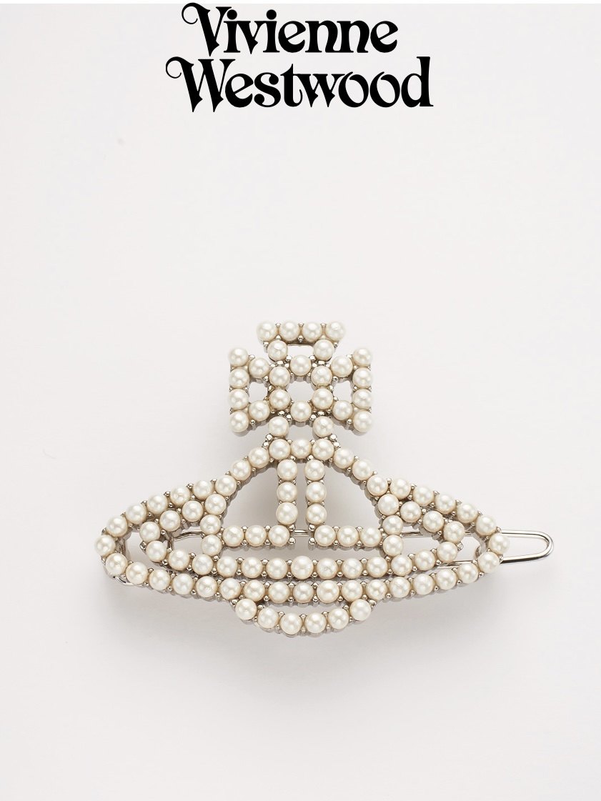 日本代购直邮 Vivienne薇薇安土星西太后Annalisa 人造珍珠发夹