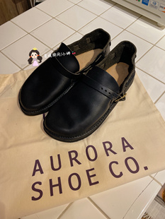 日本购直邮 AURORA SHOES油性皮革皮鞋 极光鞋单鞋 调节扣