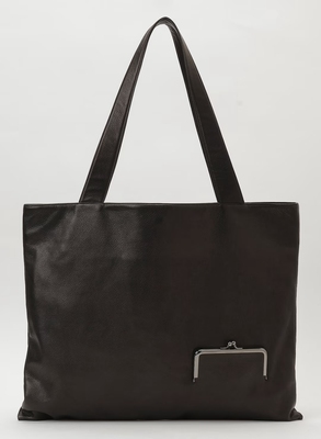 日本购 yohjiyamamoto discord单肩托特包 口金Clasp tote LL26/2