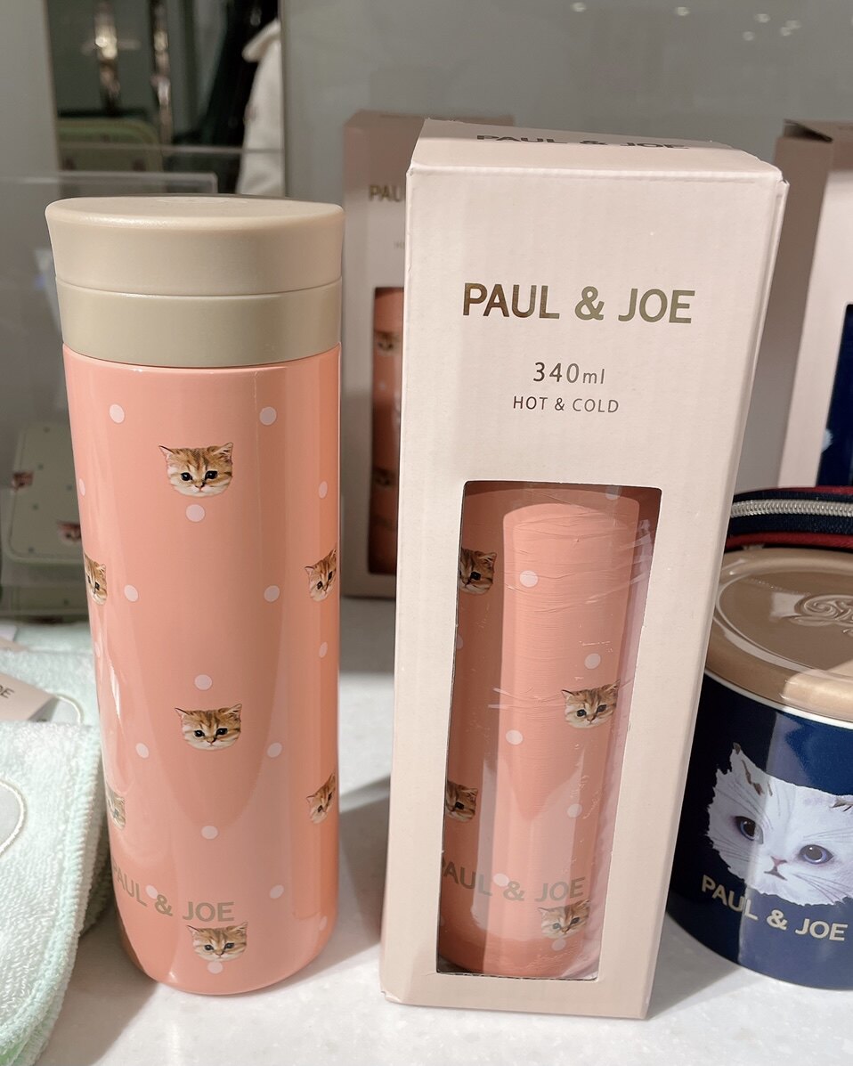 日本伊势丹快闪限定 paul&joe 可爱猫咪保温杯 340ml 北京现货