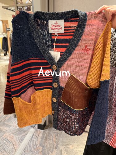 日本购 薇薇安西太后土星 刺绣针织拼接开衫 26/4不退换