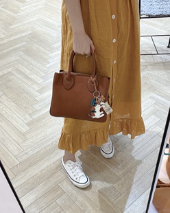 日本代购直邮 genten 牛皮手提包 通勤百搭 女包简约 44024