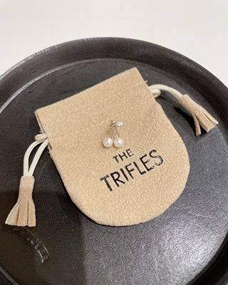 日本购在途 trifles 伊势丹快闪店限定 小樱桃耳钉 珍珠红宝石