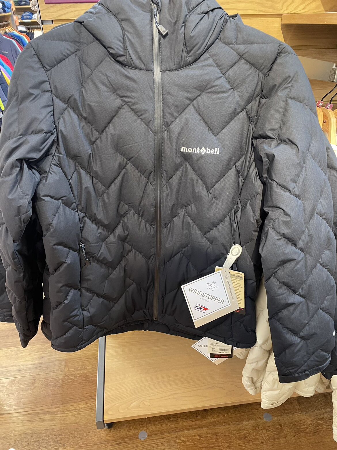 日本代购直邮 montbell ignis 1000蓬gtx防水羽绒服 连帽女