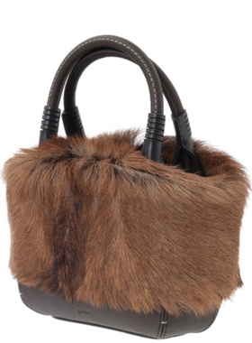 日本购直邮 genten 山羊毛手提包 25/12 44826