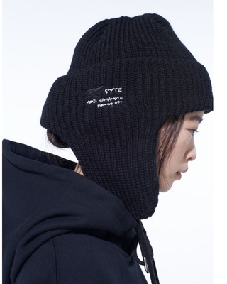 日本购山本耀司S'YTE × New Era LOGO KNIT TRAPPER护耳针织帽