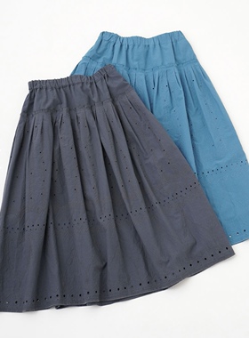 日本购 pallas palace半身裙 刺绣镂空 26/3日系百搭