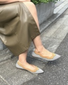 舒适轻量 日本代购 日系通勤 女鞋 拼接撞色环保 直邮 offen单鞋