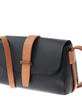 日本代购直邮 genten 单肩斜挎包 牛皮 拼色新款